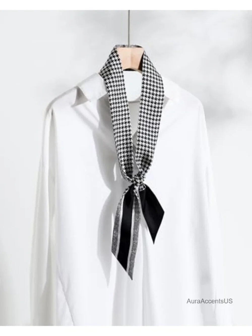 100% Mulberry Silk Fashion Scarf Ribbon for Hair Neck Headband Women